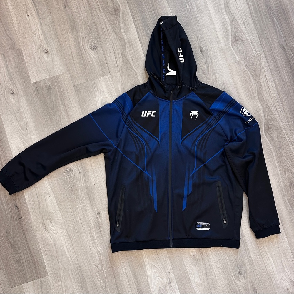 UFC/Venum Black and Blue Performance Hoodie